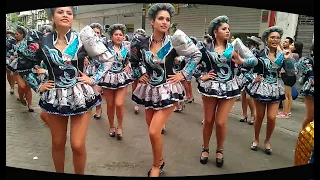 Chicas baile Saya Caporales 2020 (Virgen de la Candelaria) - Lima Perú
