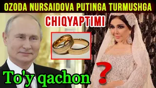 ⚡️ ТЕЗКОР ХАБАР. ОЗОДА НУРСАИДОВА РОСТАН ХАМ ПУТИНГА ТЕГЯПТИМИ 😱