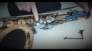 How to counterbore a saxophone post! #wednesdaywisdom