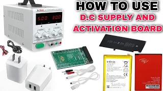 How to activate and boast battery on IPHONE usind D.C supply, Activation board on phone repairs