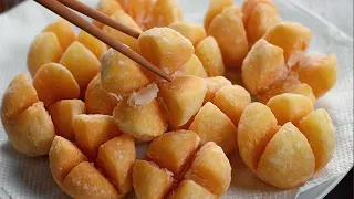 Original Recipe | Have you ever eaten potatoes like this? Cheese Potato Balls Snack.