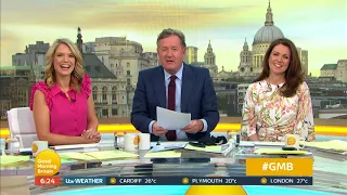 Piers Has Shin Pads Because of Charlotte's Kicking | Good Morning Britain