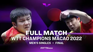 FULL MATCH | FAN Zhendong vs WANG Chuqin | MS F | WTT Champions Macao 2022