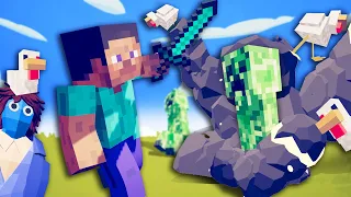 TABS Minecraft Faction - Totally Accurate CREEPER Explosions in Totally Accurate Battle SImulator