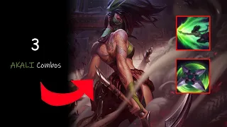 3 Akali Combos │ League Of Legends