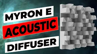 Myron E Acoustic Diffuser from Artnovion, Acoustic Diffusers, Diffuser Panels