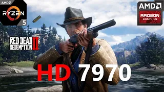 Red Dead Redemption 2 HD 7970 1080p, 900p, 720p