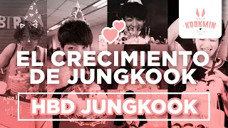 JIKOOK - EL CRECIMIENTO DE JUNGKOOK 🎊🎁  + CUMPLEAÑOS JUNGKOOK (Cecilia Kookmin)