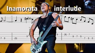 Metallica Inamorata BASS interlude TABS + isolated bass