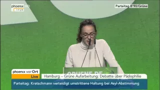 Grünen-Parteitag: Simone Peter zur Aufarbeitung der Pädophilie-Debatte - 22.11.14