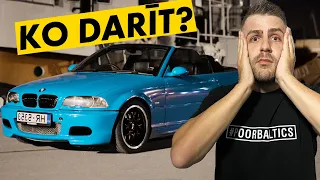 KO TĀLĀK DARĪT AR MANU BMW E46 KABRIOLETU?