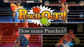 How many punches are needed to beat Punch-Out!! (Wii) - Contender Mode?