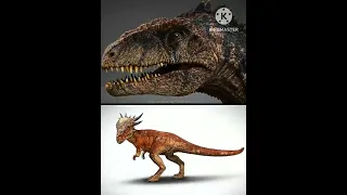 GIGANOTOSAURUS VS JURASSIC WORLD