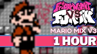 HEAR ITS CRY - FNF 1 HOUR Songs (VS Mario Mix V3 Mario is Missing MARIO 85' MX Mario.EXE)