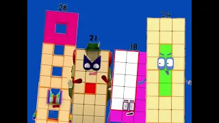 I made a numberblock version of Pizza Tower scream meme (with my friends)