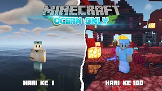 100 HARI DI MINECRAFT TAPI OCEAN ONLY  || Petualangan Remedial Si Joni Eps 05 (TAMAT)