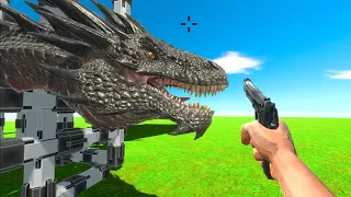 Rescue Black Dragon in Magic Temple - Animal Revolt Battle Simulator