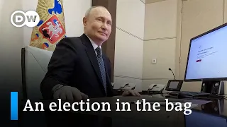 Putin reelection a formality in 3-day Russian election | DW News