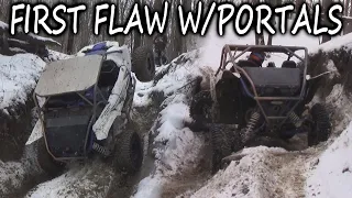 First Flaw W/Portals | Can am Maverick X3 & YXZ's Snow Wheelin!