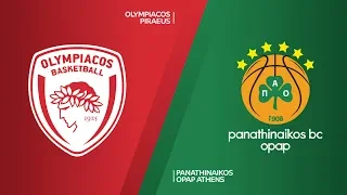 Olympiacos Piraeus - Panathinaikos OPAP Athens Highlights | EuroLeague RS Round 16