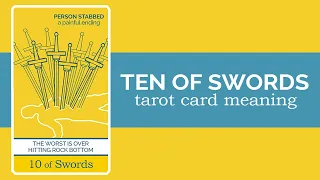 The Ten of Swords Tarot Card