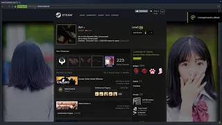 Steam lvl 230 + 10000 commendations + big inventory (knife) with obvious cheat (CSGO)