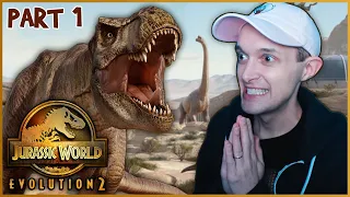 DINOS IN THE USA - Jurassic World Evolution 2 - PART 1