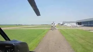 Schweizer 269C helicopter start engine 6 July 2013