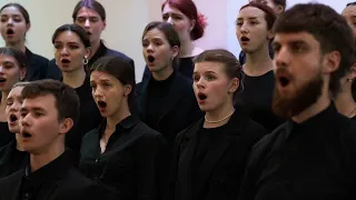 В. Астапенко "Ходят по небу солдаты..." - Student choir of the BSAM