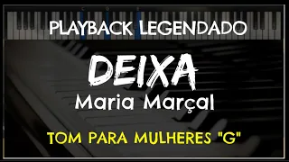 🎤 Deixa (PLAYBACK LEGENDADO no Piano - TOM FEMININO "G") Maria Marçal, by Niel Nascimento