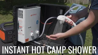 Instant Hot Camp Shower in a Box