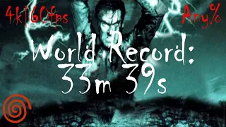 Evil Dead: Hail to the King Speedrun in 33m 39s World Record 4k|60fps (Dreamcast)
