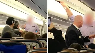 Irate Passenger Demands Hand Shake