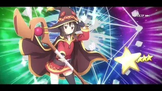 Slime Isekai Memories - Trying to summon Megumin from KonoSuba using free tickets..