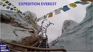 Expedition Everest front seat on-ride 4K POV Disney's Animal Kingdom roller coaster