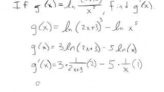 Lesson 5 1B   Simplifying Logarithms Before Differentiating