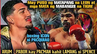 🥊BOB ARUM - LAMANG si SPENCE pero PACQUIAO AKO | TEOFIMO LOPEZ - LEGEND na BOXING ICON pa si PACMAN