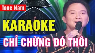 Chỉ Chừng Đó Thôi Karaoke Tone Nam | Duy Quang | Asia Karaoke Beat Chuẩn