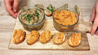 Delicious Snack Idea | Sundried Tomatoes Spread & Eggplant Spread