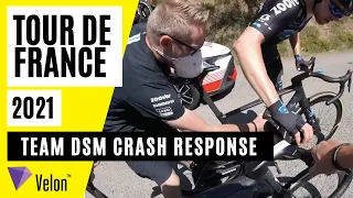 Tour de France 2021: How Team DSM Dealt With Huge Crash