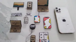 All my working Cardboard Gadgets Stop Motion