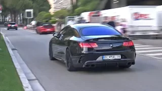 BRABUS 850 6.0 BiTurbo V8 S63 AMG COUPE - BRUTAL EXHAUST SOUNDS!
