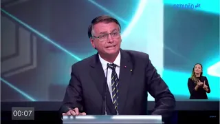 #20 SIMONE TEBET (MDB) RESPONDE PERGUNTA DE JORNALISTA E JAIR BOLSONARO (PL) COMENTA