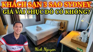 Khách sạn 3 sao ở trung tâm Sydney như thế nào? || Du lịch Úc || Nick Nguyen