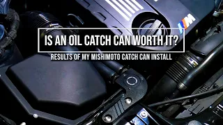 Do you really NEED an oil catch can?  Checking results after a month
