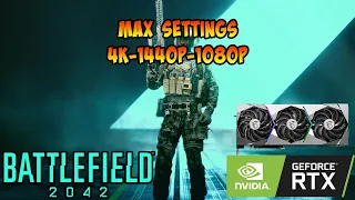 BATTLEFIELD 2042 - RTX 3080Ti - FPS TEST [4K-1440p-1080p Max Settings] - Core i9 7960x