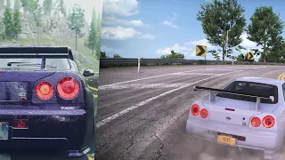 GTR R34 Comparison NFS Unbound vs NFS Heat