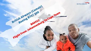 British Airways Comair Boeing B737-800 | BA6421 | Flight From Johannesburg To Cape Town