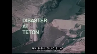 TETON DAM FAILURE  "DISASTER AT TETON"  IDAHO 1976 88384