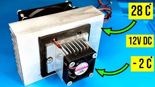 how to make peltier air conditioner peltier module